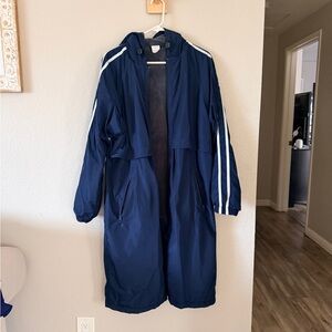 Sporti S oversized swim parka navy water polo